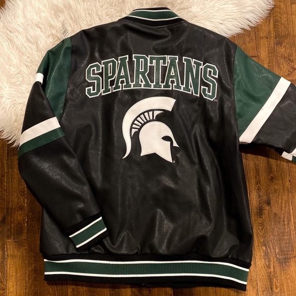 msu leather jacket